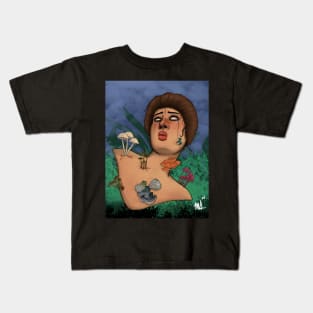 Mushroom Woman Kids T-Shirt